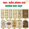 Bông gió nhôm đúc 2 100+ mẫu bông gió nhôm đúc đẹp