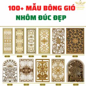100+ mẫu bông gió nhôm đúc đẹp