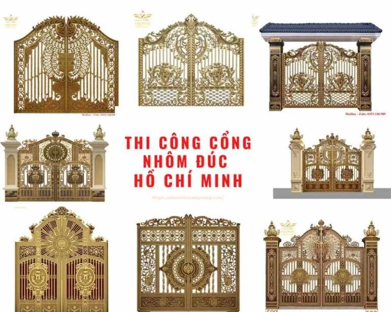 Cổng, cửa, lan can, cầu thang nhôm đúc tại Hồ Chí Minh mua đâu giá rẻ?