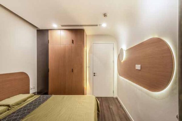 Thiết kế nội thất căn hộ 120m2 : Phòng ngủ thứ 1 của bố mẹ