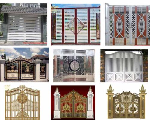 50+ Mẫu cổng nhà đẹp ở nông thôn đơn giản, giá rẻ [HOT 2022]