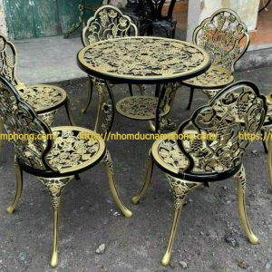 Bàn Ghế Nhôm Đúc Tại Tuyên Quang 16 bàn ghế nhôm đúc ngoài trời