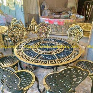 Bàn Ghế Nhôm Đúc Tại Tuyên Quang 10 bàn ghế nhôm đúc