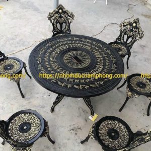 Bàn Ghế Nhôm Đúc Tại Tuyên Quang 5 bàn ghế nhôm đúc