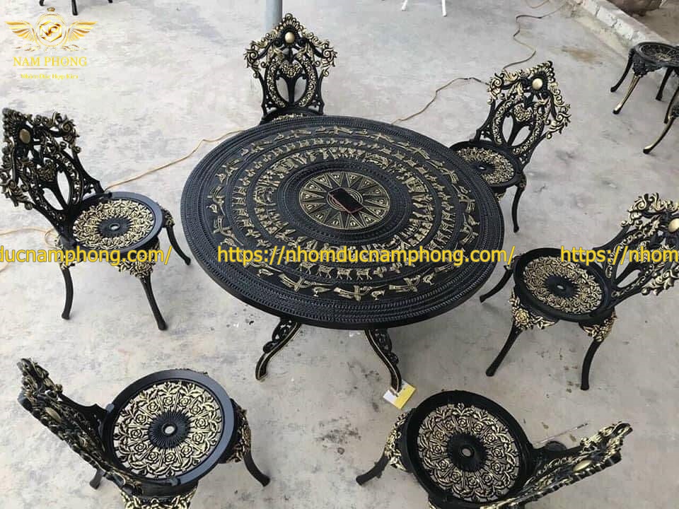 bàn ghế nhôm đúc bàn ghế nhôm đúc