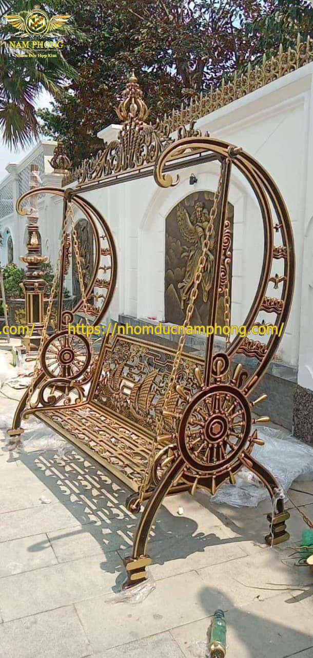 Top 10+ mẫu xích đu nhôm đúc đẹp ưa chuộng hiện nay 5 xích đu nhôm đúc