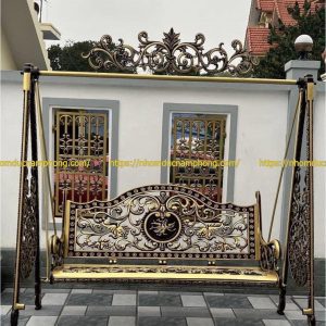 mẫu xích đu nhôm đúc