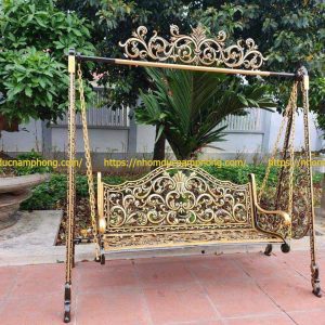 xích đu sân vườn nhôm đúc