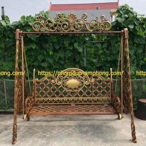 xích đu sân vườn nhôm đúc