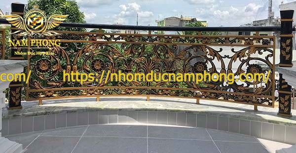 Lan can nhôm đúc tại Hà Tĩnh - Giá tại xưởng, thi công trọn gói 23 mẫu lan can nhôm đúc đẹp