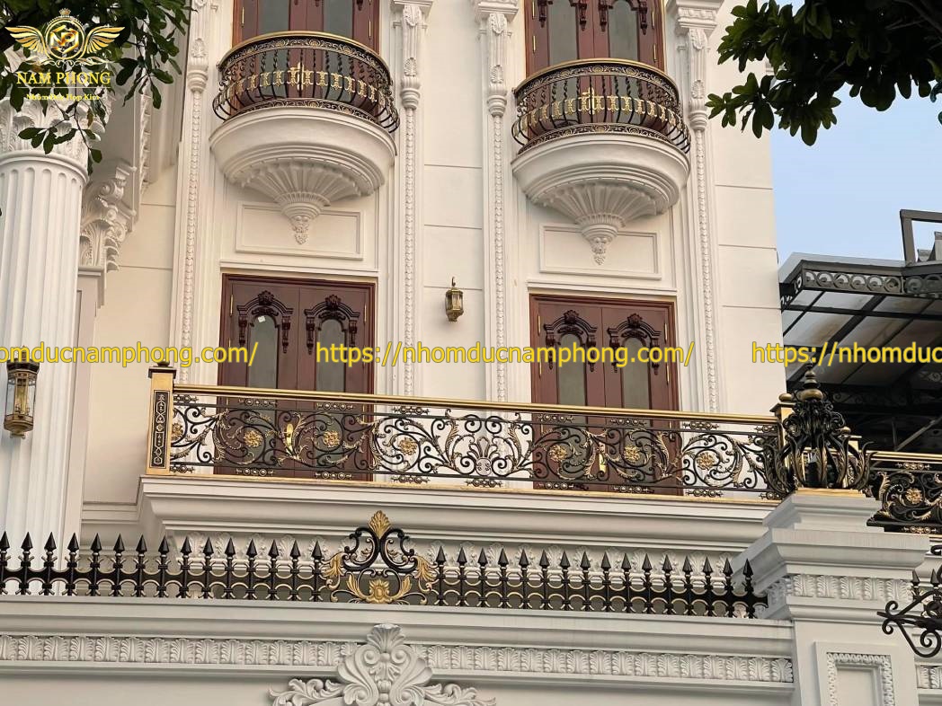 Lan can nhôm đúc tại Hà Tĩnh - Giá tại xưởng, thi công trọn gói 24 lan can nhom duc