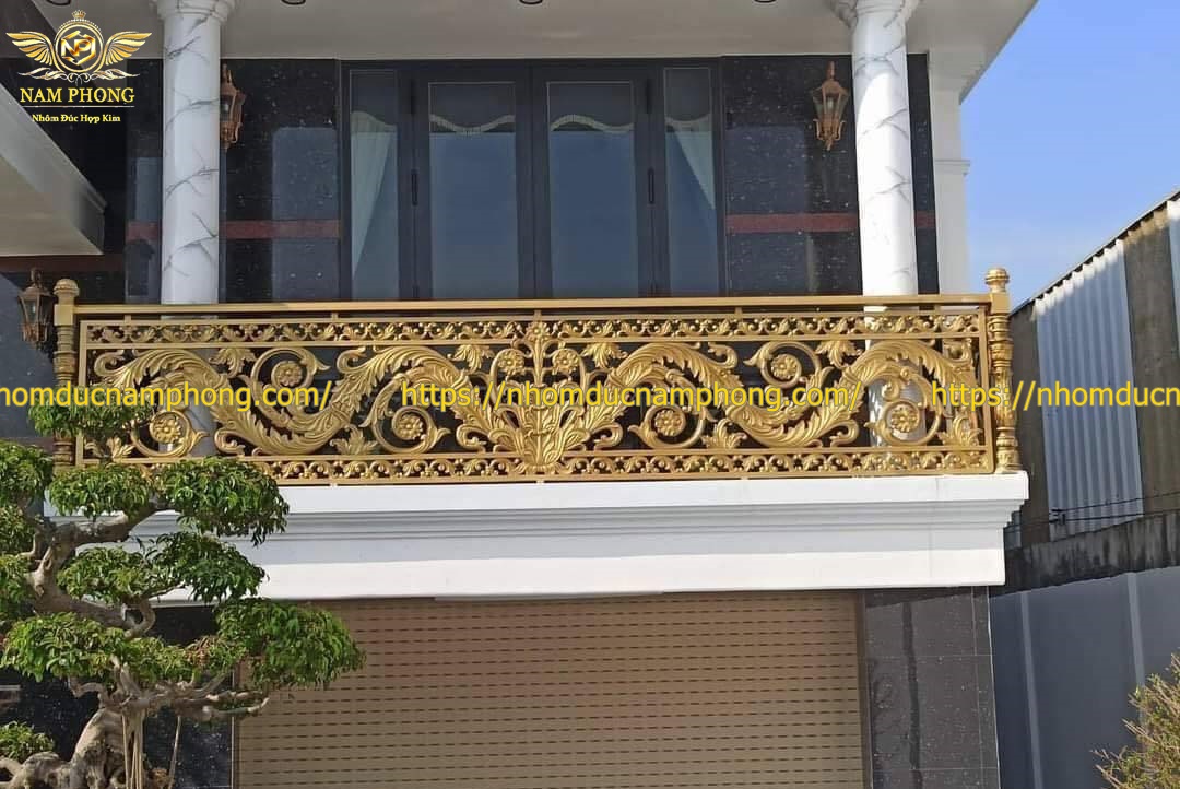 Lan can nhôm đúc tại Hà Tĩnh - Giá tại xưởng, thi công trọn gói 8 lan can nhôm đúc hiện đại
