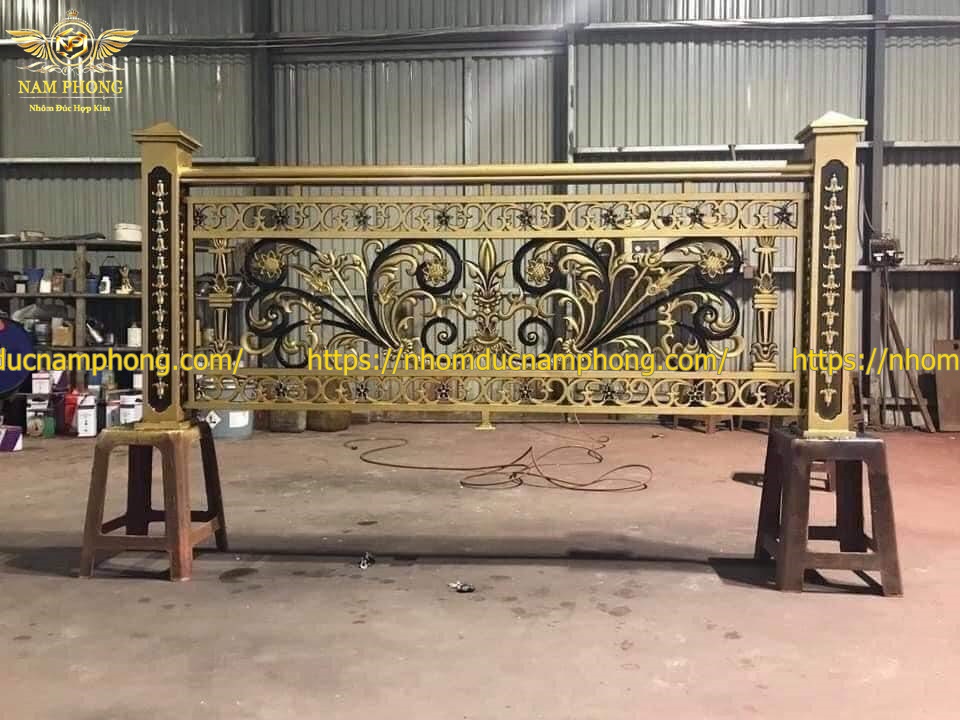 Lan can nhôm đúc tại Hà Tĩnh - Giá tại xưởng, thi công trọn gói 12 mẫu lan can nhôm đúc