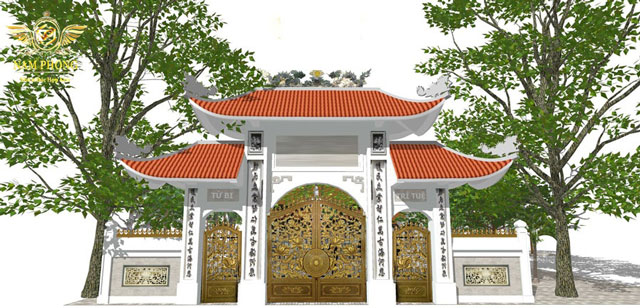 50+ Mẫu thiết kế cánh cổng nhà thờ họ tộc đẹp nhất 2022