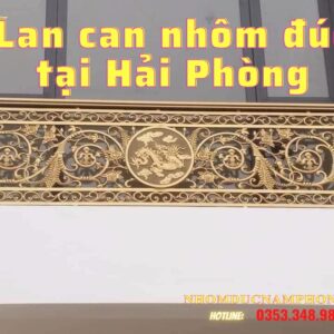 Lan can nhôm đúc Hải Phòng