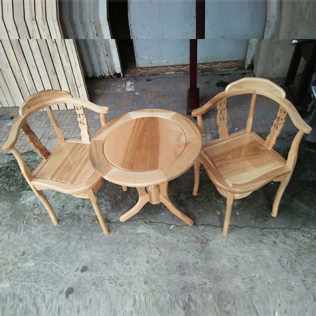 Mẫu bàn ghế gỗ phòng khách giá dưới 7 triệu đơn giản, giá rẻ