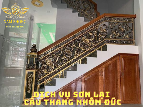Dịch Vụ Sơn Lại Cầu Thang Nhôm Đúc 5 Dịch Vụ Sơn Lại Cầu Thang Nhôm Đúc