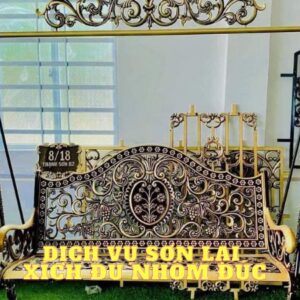 Dịch Vụ Sơn Lại Xích Đu Nhôm Đúc