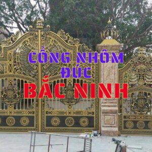 Cổng nhôm đúc Bắc Ninh