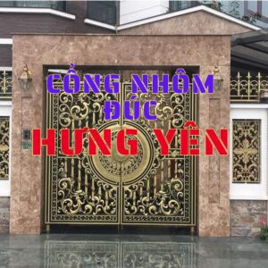 Cổng nhôm đúc Hưng Yên