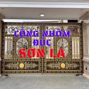 Cổng nhôm đúc Sơn La