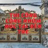 cổng nhôm đúc tại Bến Tre