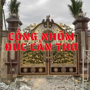 Cổng nhôm đúc tại Bình Cần Thơ