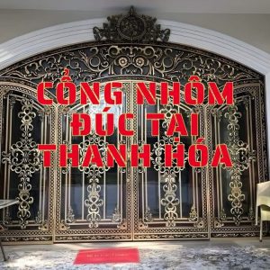 Cổng nhôm đúc tại Thanh Hóa