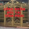 Cổng nhôm đúc tại Vĩnh Phúc, giá tận xưởng, thi công trọn gói 2 Cổng nhôm đúc tại Vĩnh Phúc