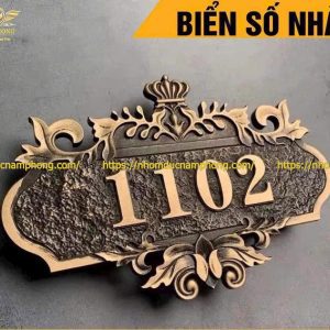 Biển số nhà nhôm đúc