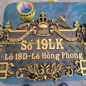 Biển số nhà nhôm đúc