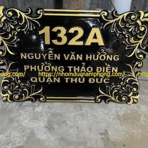 bảng số nhà nhôm đúc