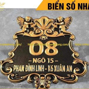 Biển số nhà nhôm đúc