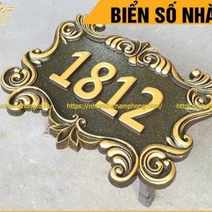 Biển số nhà nhôm đúc