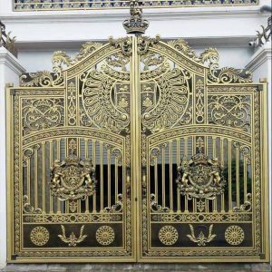 cổng nhôm đúc 2 cánh Buckingham