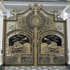 Cổng nhôm đúc thuận buồm xuôi gió