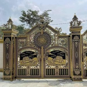 Cổng nhôm đúc thuận buồm xuôi gió