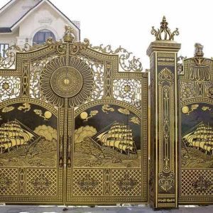 Cổng nhôm đúc thuận buồm xuôi gió