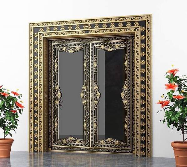 Cửa nhôm đúc 2 cánh 11 cửa nhôm đúc 2 cánh