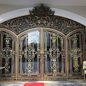 cửa nhôm đúc 4 cánh
