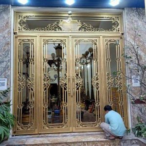 cửa nhôm đúc 4 cánh