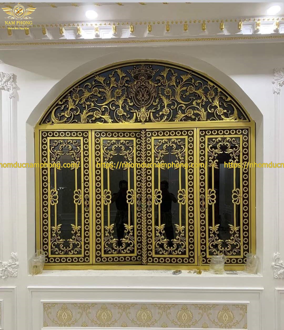 cửa số nhôm đúc