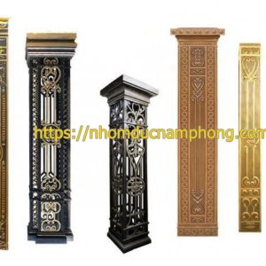 trụ và ốp trụ cổng nhôm đúc