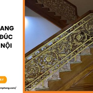 Cầu thang nhôm đúc tại Hà Nội