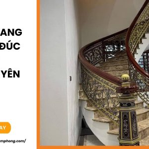 Cầu thang nhôm đúc tại Hưng Yên