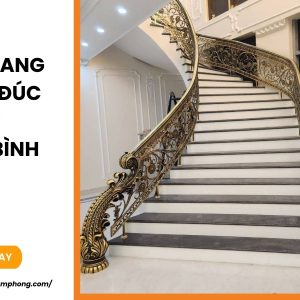 Cầu thang nhôm đúc tại Ninh Bình