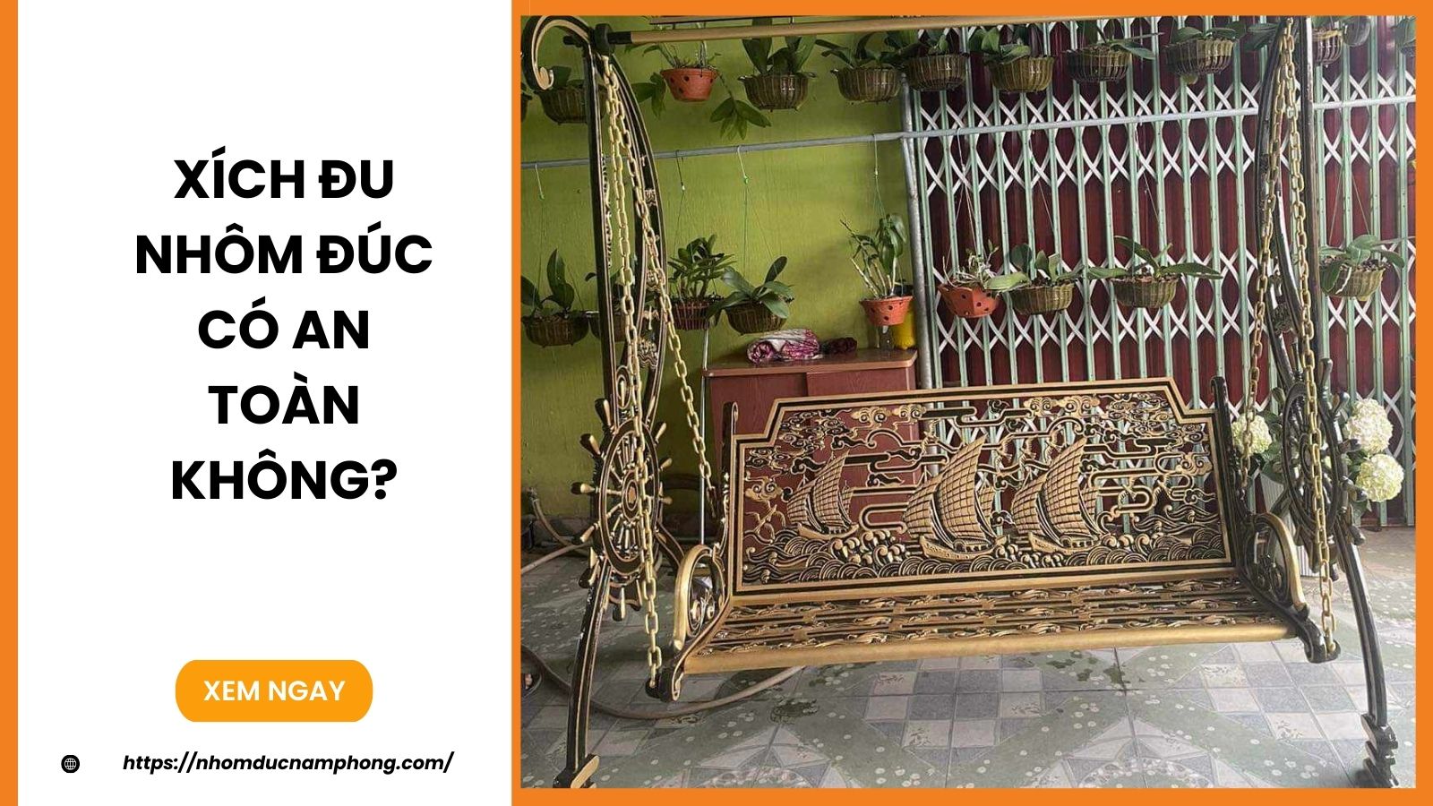 Xích đu nhôm đúc có an toàn không?